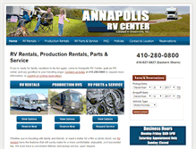 Tablet Screenshot of annapolisrv.com